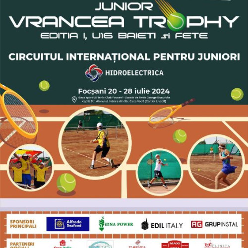 Competiție internațională de tenis pentru juniori la Focșani