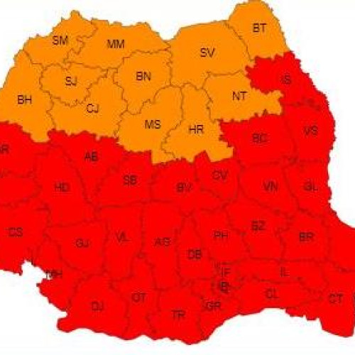 Codul Roșu de caniculă, prelungit și miercuri, 17 iulie