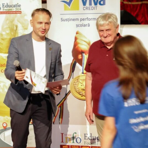 Festivitatea de premiere a InfoEducatie la Colegiul National &quot;Unirea&quot; din Focsani