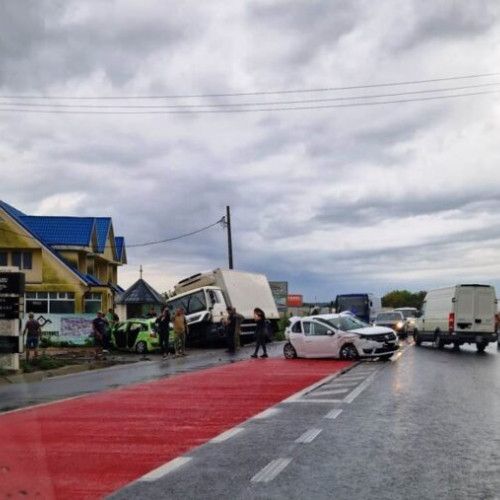 Accident rutier pe DN 2-E85, în apropierea comunei Golești