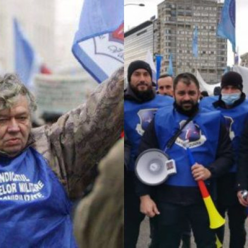 Proteste în fața sediilor PSD și PNL pentru actualizarea pensiilor militarilor rezerviști