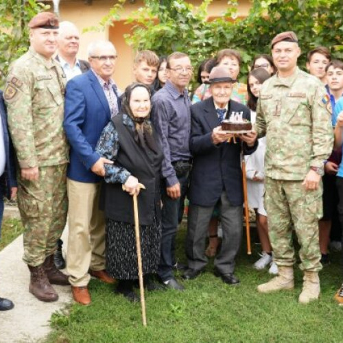 Militare și comunitate onorează aniversarea locotenent-colonelului Gheorghe Sebe la Focșani