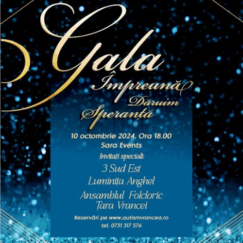 Gala &quot;Împreună Dăruim Speranță&quot; pentru sprijinul copiilor cu autism