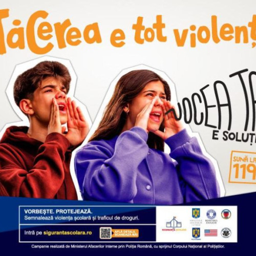 Campania &quot;Tacerea e tot violenta. Vocea ta e solutia&quot; lansată de Platforma de lucru pentru Tineret