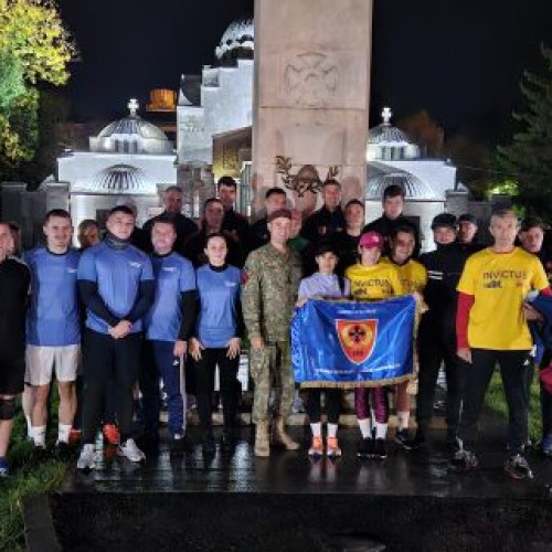 Jandarmii vranceni participă la &quot;Stafeta Veteranilor 2024&quot;