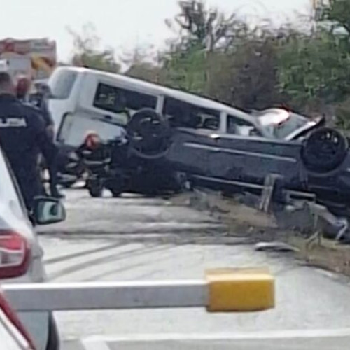 Accident pe DN2 E85, la ieșirea din Slobozia Bradului