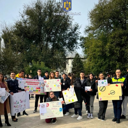 Campanie de prevenire a consumului de droguri lansată la Focșani