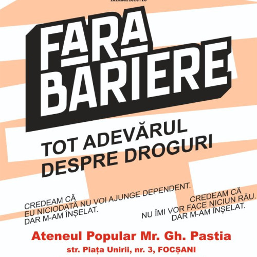 Ministerul Familiei își continuă campania &quot;Fără Bariere - Spune NU Drogurilor&quot;