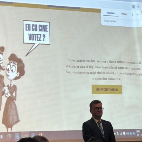 Lansarea platformei &quot;Eu cu cine votez?&quot; la Biblioteca Centrală Universitară &quot;Carol I&quot;