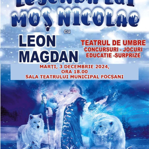 Seară magică la Teatrul Municipal &quot;Mr. Gh. Pastia&quot; din Focșani pe 3 decembrie
