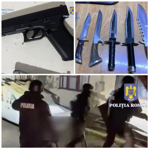 Percheziții în șapte județe pentru infracțiuni de instigare publică și violență