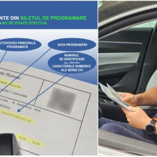 Atenție sporită la completarea datelor de programare online la Registrul Auto Român