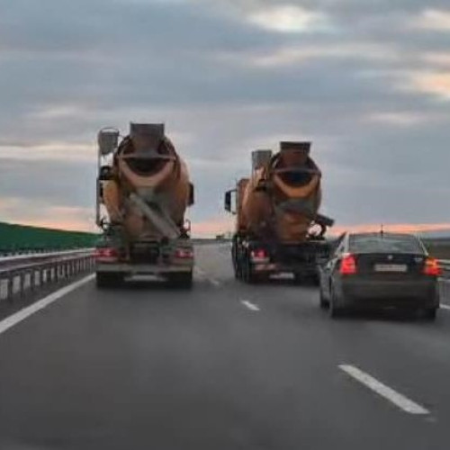 Incident pe Autostrada A7: Conducător sancționat pentru depășire neregulamentară