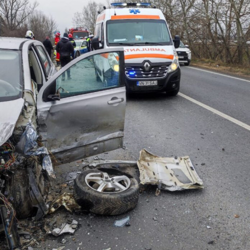 Accident rutier la Cosmesti: victimele au refuzat transportul la spital