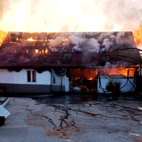 Incendiu la o anexă gospodărească în satul Ramniceanca