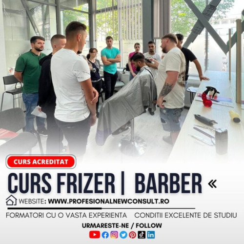 Curs de frizerie în Focșani – locuri limitate disponibile