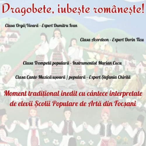 Eveniment artistic dedicat Dragobetelui la Centrul Cultural Vrancea