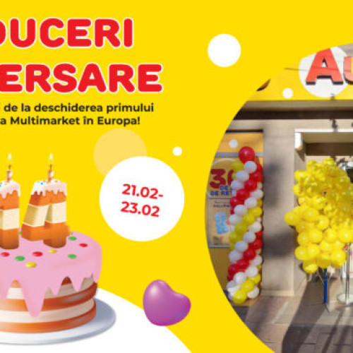 Aurora Multimarket sărbătorește 14 ani de la deschidere cu reduceri masive