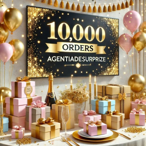 AgentiaDeSurprize.ro atinge cifra de 10.000 de comenzi