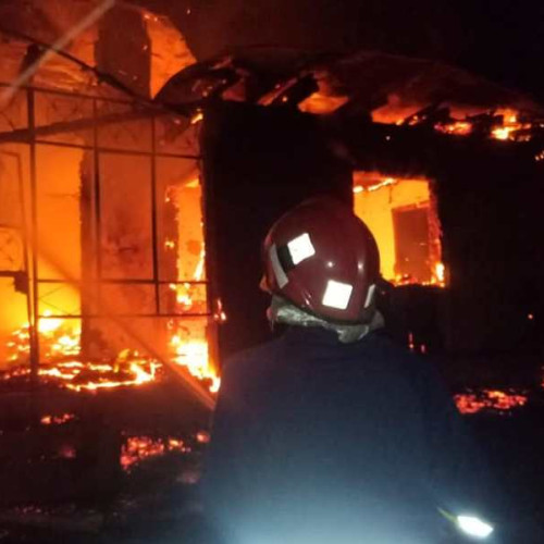 Incendiu la o casă din comuna Tifesti, județul Vrancea