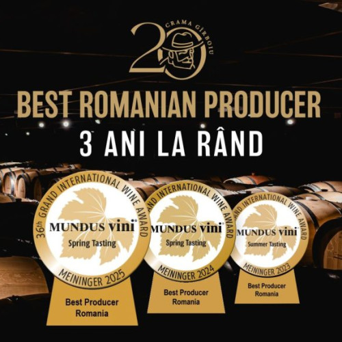 Crama Girboiu sărbătorește 20 de ani de excelență în vinificație
