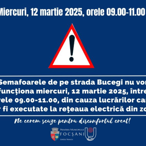 Semafore defecte pe strada Bucegi, miercuri dimineața
