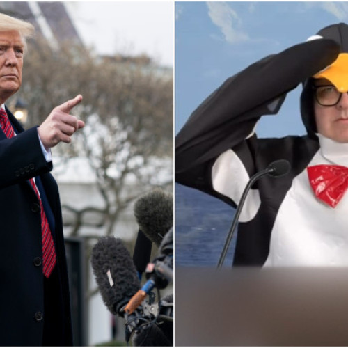 Tarife comerciale impuse de Trump pentru teritorii locuite de pinguini stârnesc ironii pe rețelele sociale