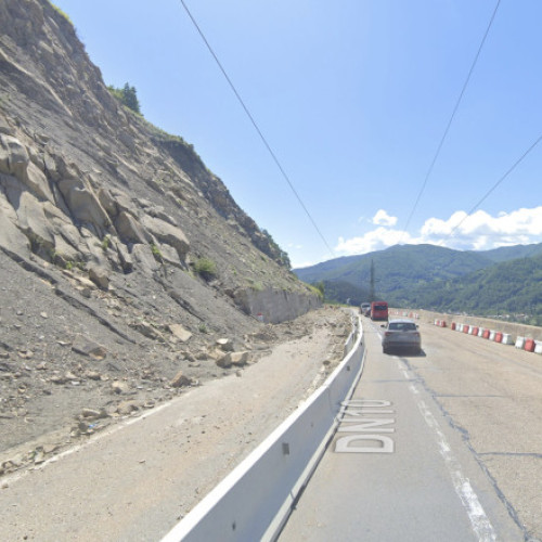 Instalarea de senzori de impact pe DN 10 Buzău-Brașov pentru prevenirea căderilor de pietre