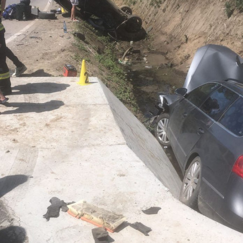 Accident rutier pe DN 11A, în comuna Corbița