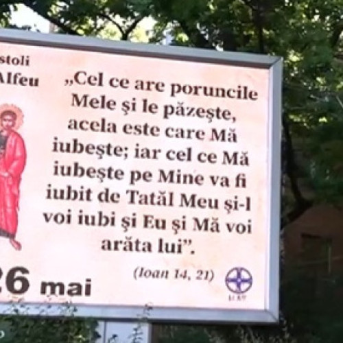 Mesaje biblice pe panourile publicitare din Timișoara