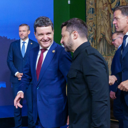 Nicusor Dan și Zelenski, discuții despre sprijinul României pentru Ucraina în cadrul Summitului de la Vilnius