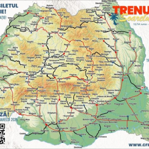 CFR Călători lansează programul estival &quot;Trenurile Soarelui&quot; pentru sezonul 2025