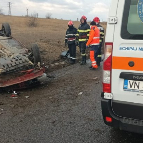 Accident rutier pe E85, în apropierea Mausoleului Mărășești