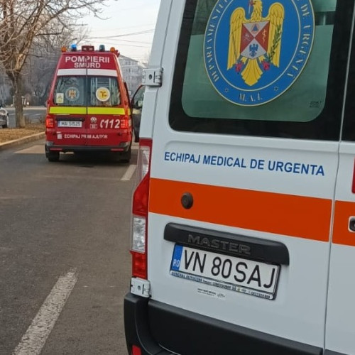 Accidentul de pe E85: Patru persoane transportate la spital