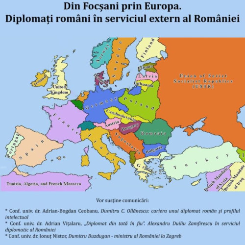 Istoria din Focșani în Europa: Diplomați români în centrul atenției la Biblioteca Județeană Vrancea