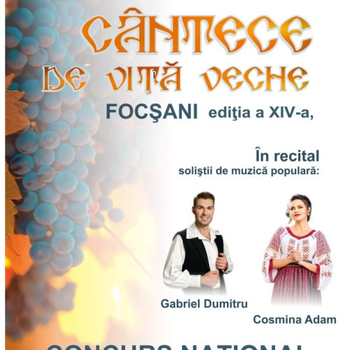 Concursul de interpretare a cântecului tradițional “Cântece de Viță Veche” prezintă artiști din 9 județe