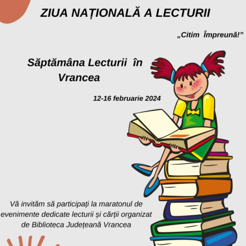 Vrancea gazduieste ”Săptămâna Lecturii”