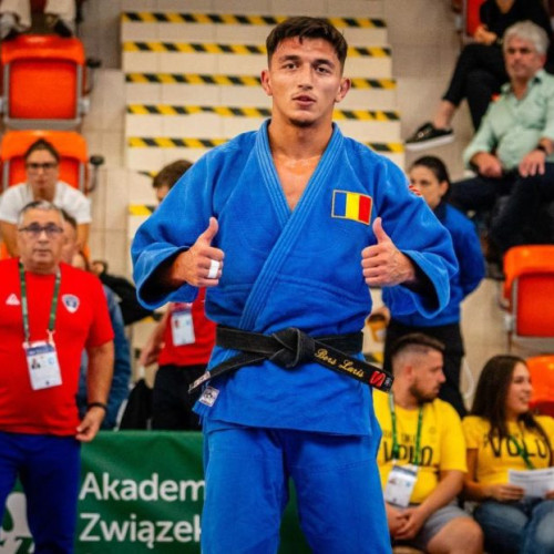 Focșăneanul Laris Dumitrescu Bors a câștigat o medalie de aur la Campionatul European Universitar de Judo