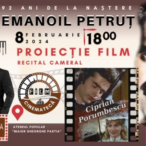 Lansarea Seriei de Evenimente "Film de Cinematecă" la Ateneul Popular Focșani