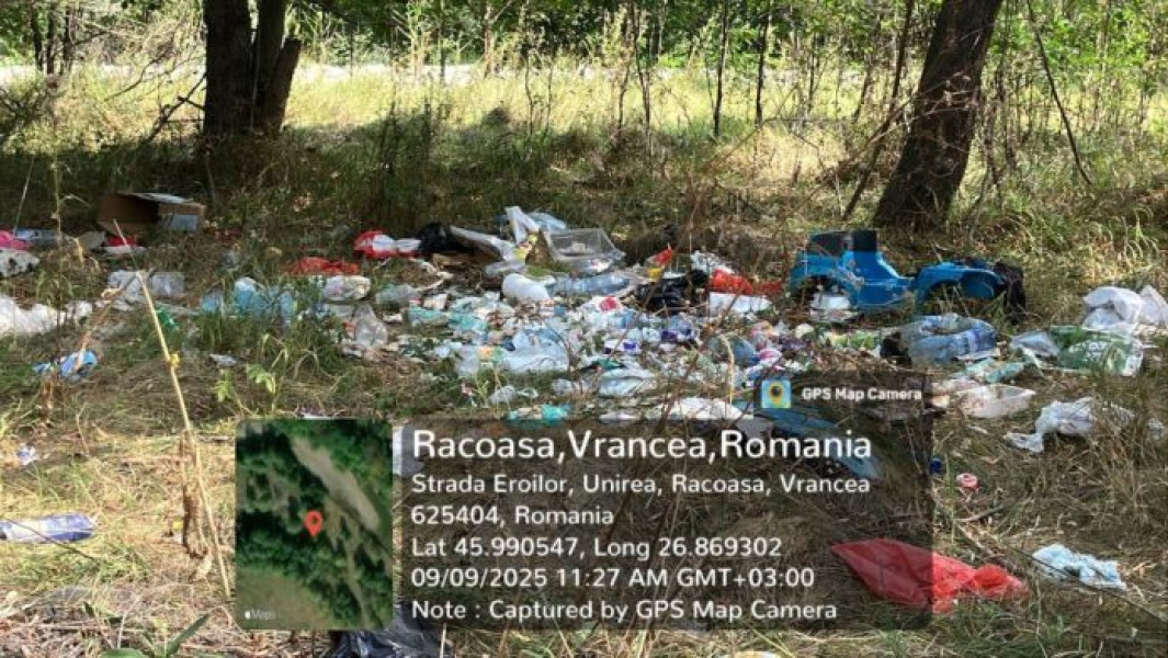 Control la Răcoasa, Vrancea, pentru depozite în albia Șușiței, fără dovezi