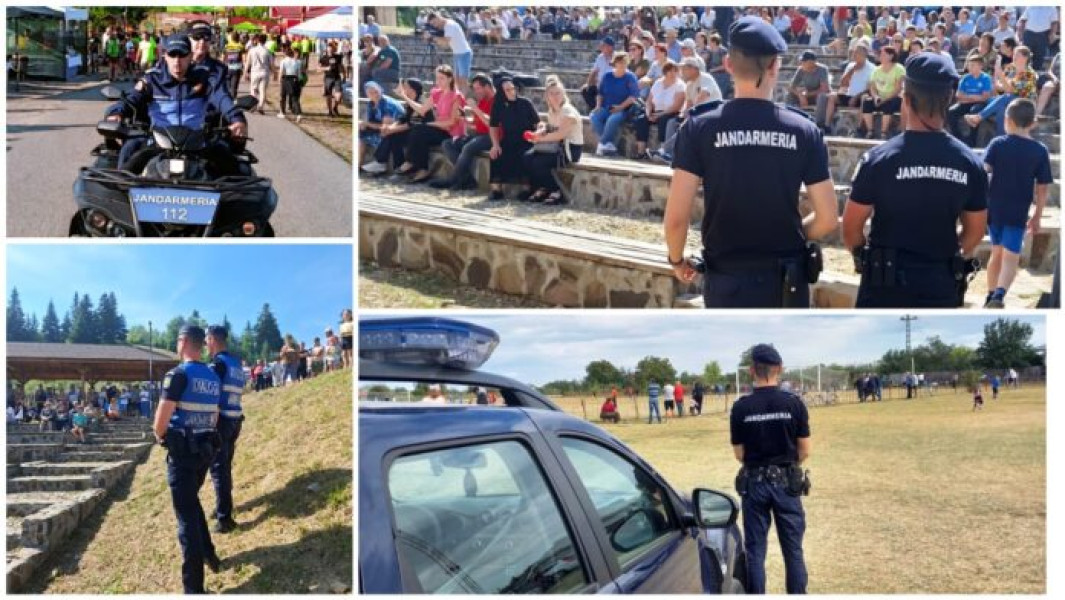 Jandarmi din Vrancea monitorizează weekendul cu mai multe evenimente