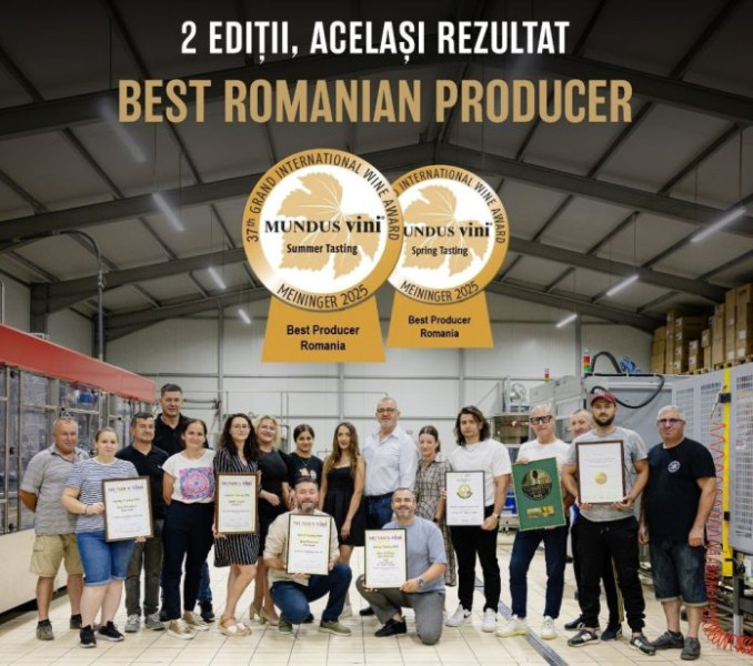 Crame românești se evidențiază la Mundus Vini cu numeroase medalii