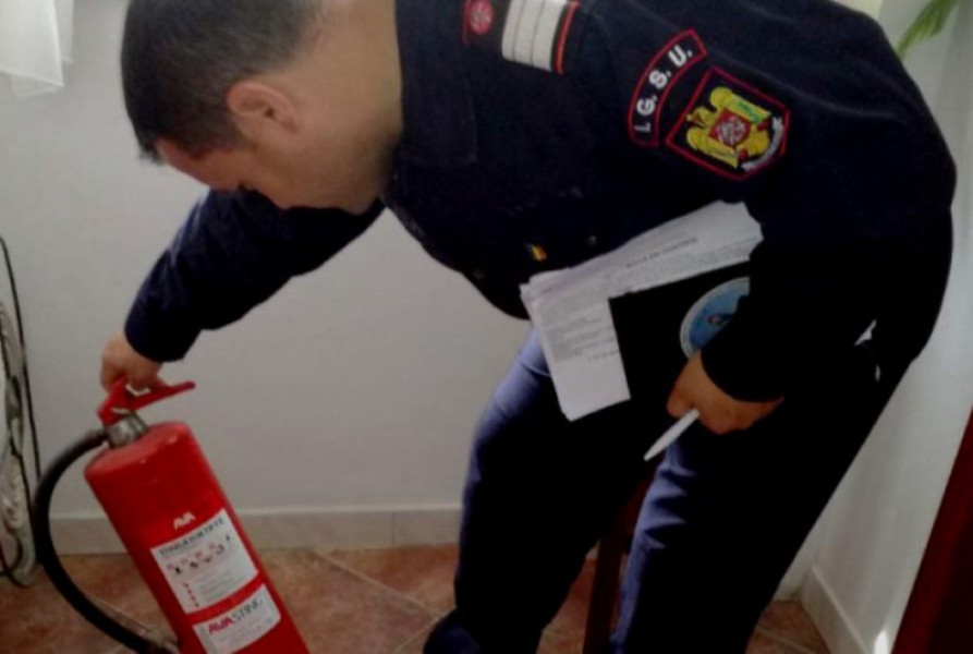 ISU Vrancea a realizat 64 de verificări pentru prevenirea incendiilor în august