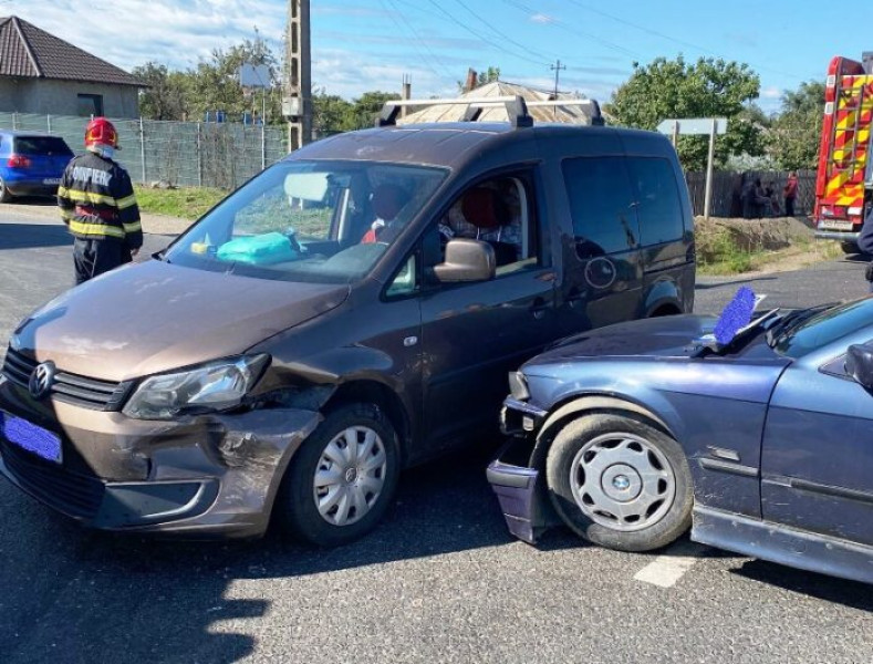 Accident rutier fără victime pe DN2 în orașul Mărășești