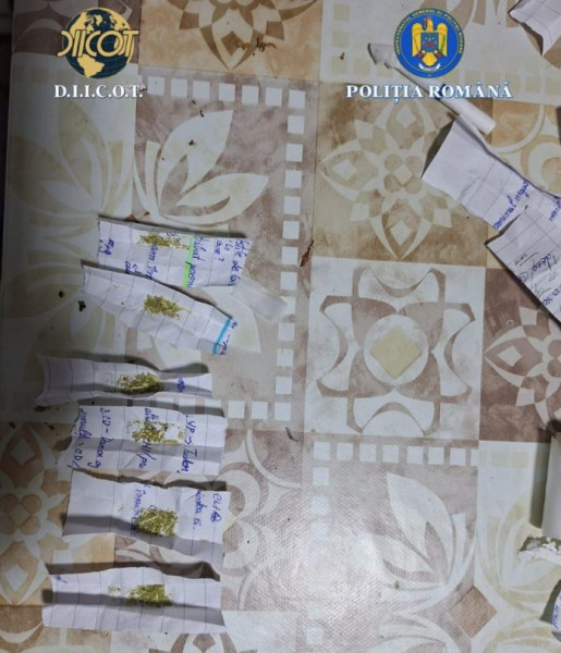 În Vrancea și Buzău au fost prinși membri ai unui grup infracțional pentru trafic de droguri