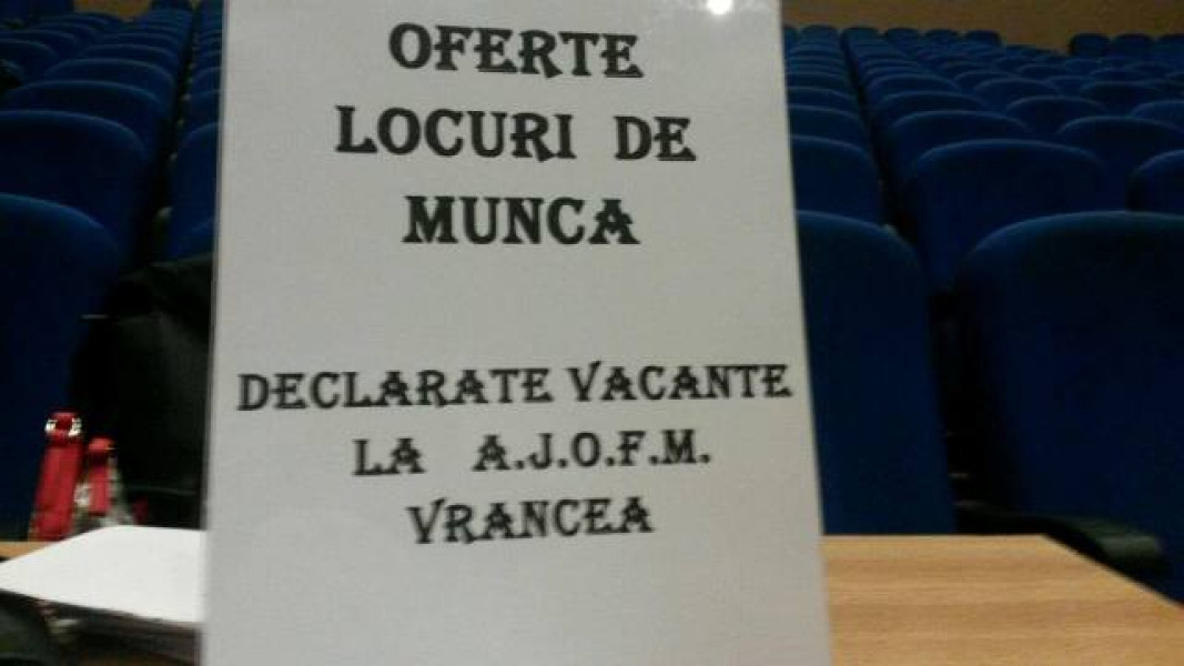 Bursa locurilor de muncă pentru absolvenți, organizată la AJOFM Vrancea