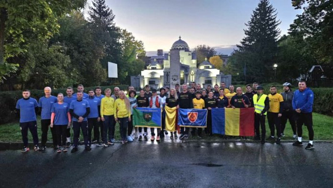 Jandarmii vrânceni au participat la Ștafeta Veteranilor 2025 pentru cinstirea eroilor
