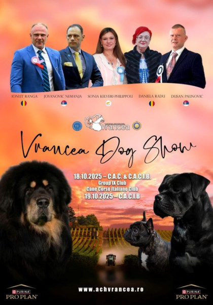 Vrancea Dog Show 2025 începe la complexul Boema din comuna Vânători