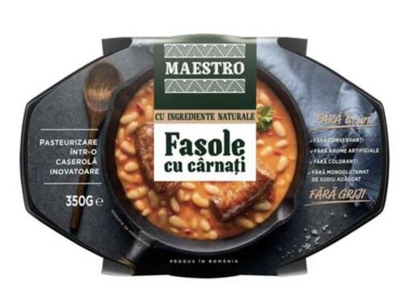 Retragere de la comercializare a produsului fasole cu cârnați din magazinele Carrefour