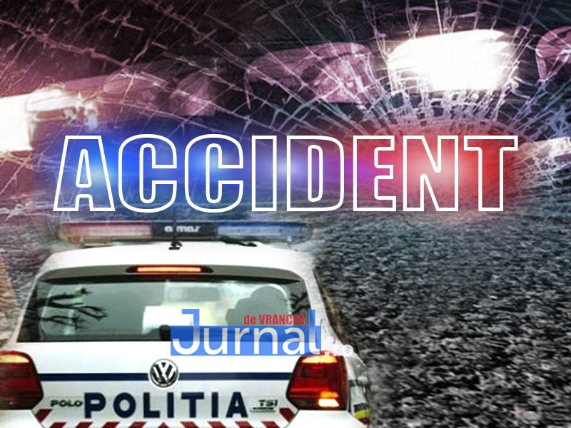 Accident rutier cu două autoturisme pe Calea Moldovei din Focșani